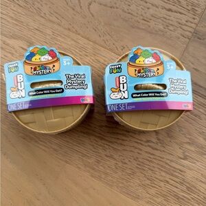 Rainbow Mystery Dumpling Squishy! Set of 2 New Sealed! VIRAL